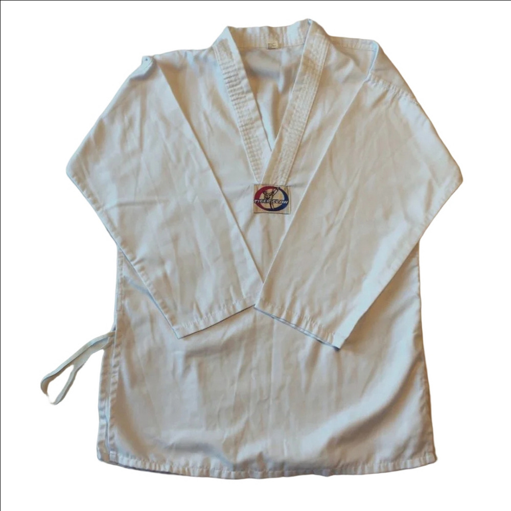 Tiger Claw Taekwondo Lightweight Poly-Cotton V-Neck Uniform